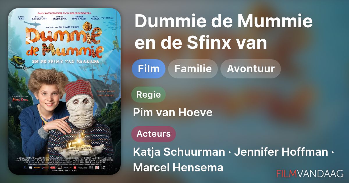 Dummie de Mummie en de Sfinx van Shakaba (film, 2015) - FilmVandaag.nl