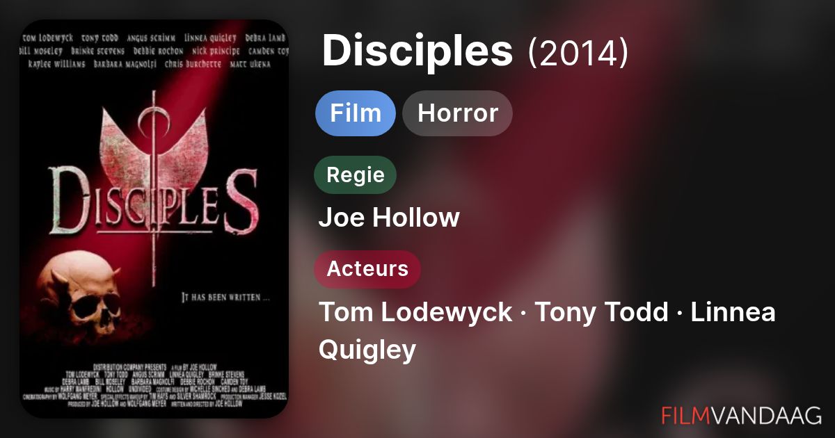 Disciples (film, 2014) - FilmVandaag.nl
