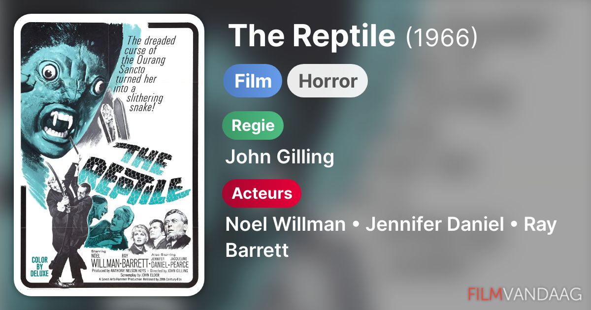 The Reptile (film, 1966) - FilmVandaag.nl