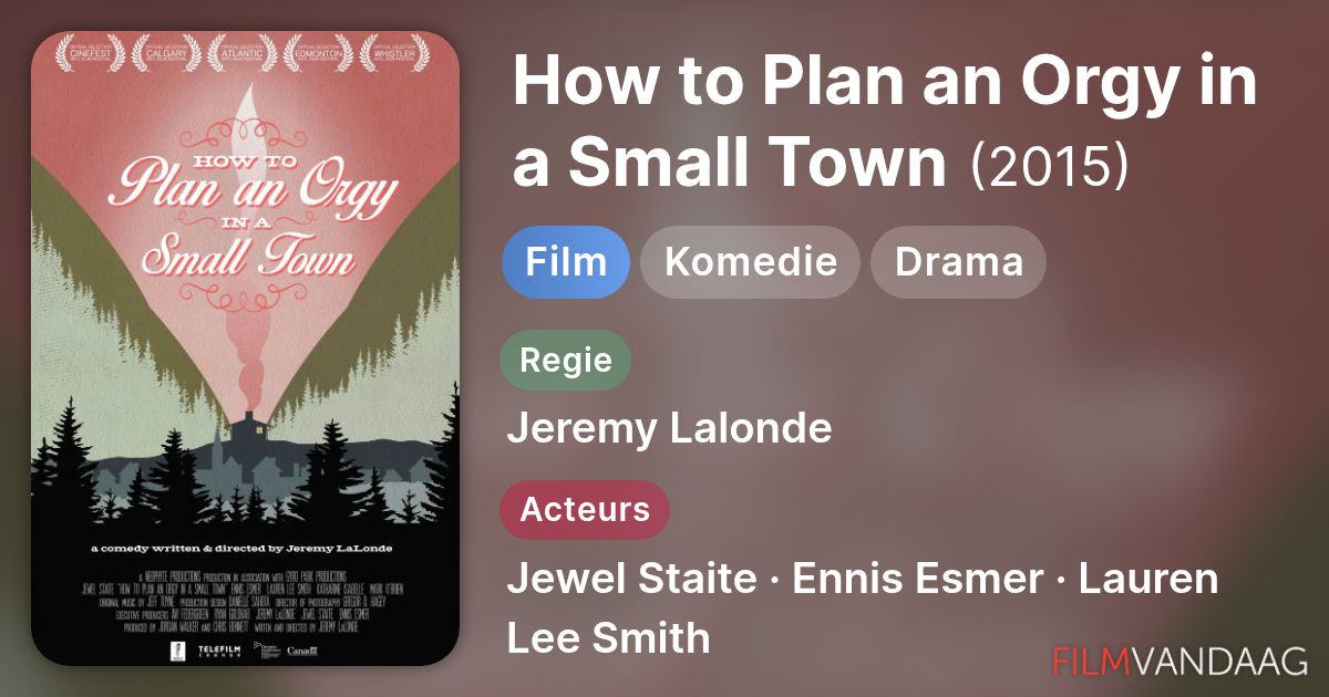 How to Plan an Orgy in a Small Town (film, 2015) Nu Online Kijken