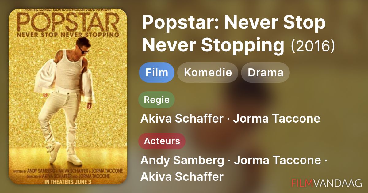 Popstar Never Stop Never Stopping (film, 2016) Nu Online Kijken