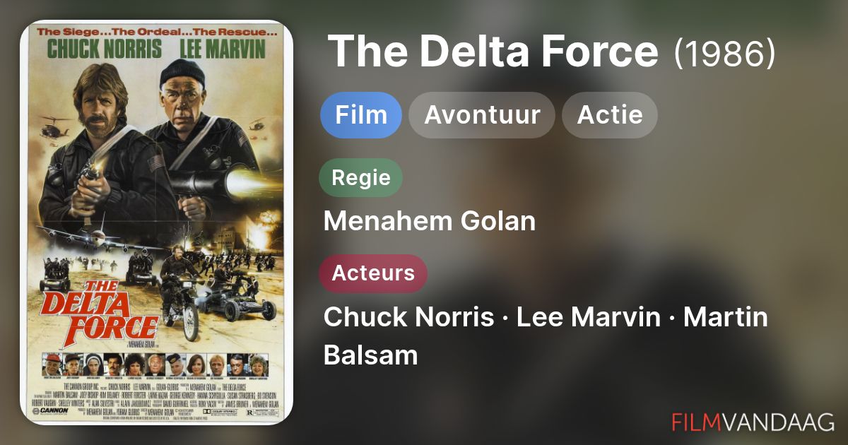 The Delta Force (film, 1986) - FilmVandaag.nl