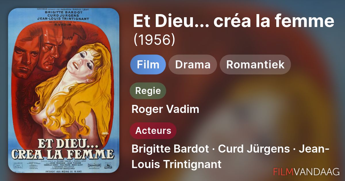 Et Dieu... créa la femme (film, 1956) - FilmVandaag.nl