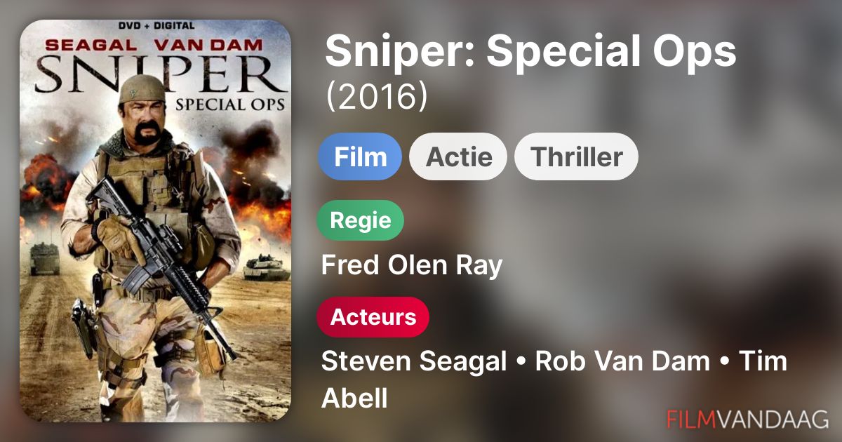 Sniper Special Ops (film, 2016) FilmVandaag.nl