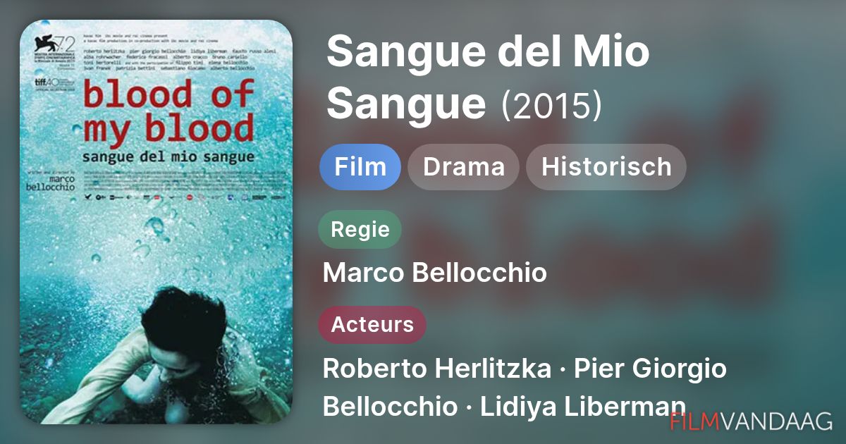 Sangue del Mio Sangue (film, 2015) - FilmVandaag.nl
