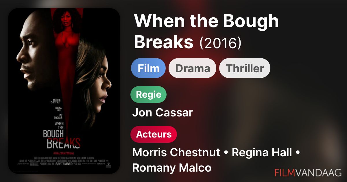 When the Bough Breaks (film, 2016) - FilmVandaag.nl