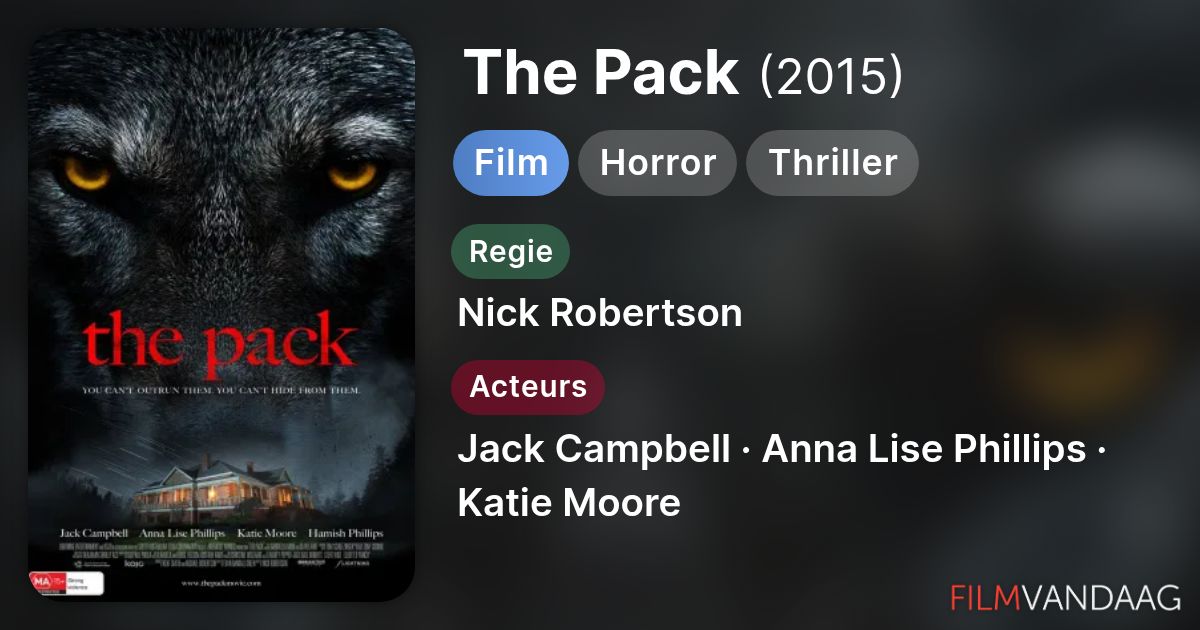 The Pack (film, 2015) FilmVandaag.nl