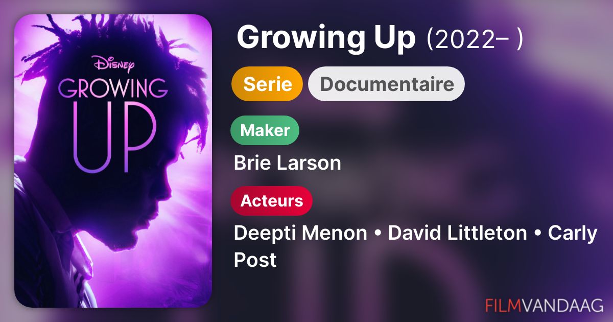Growing Up (serie, 2022 ) FilmVandaag.nl