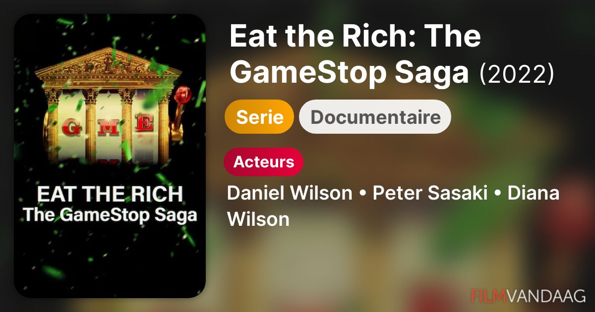 Koop Eat the Rich The GameStop Saga (serie, 2022) op dvd of bluray FilmVandaag.nl