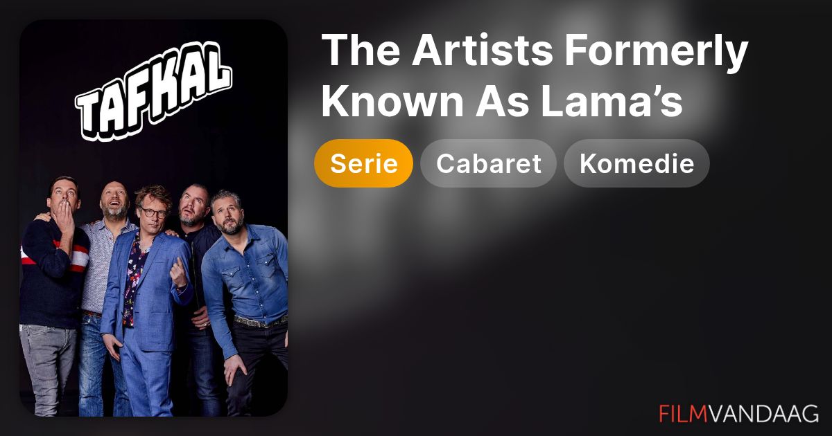 The Artists Formerly Known As Lama’s (serie, 2022– ) - FilmVandaag.nl