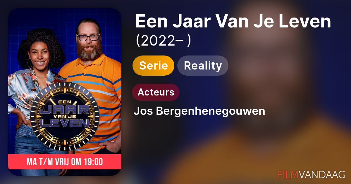 Een Jaar Van Je Leven (serie, 2022– ) - FilmVandaag.nl