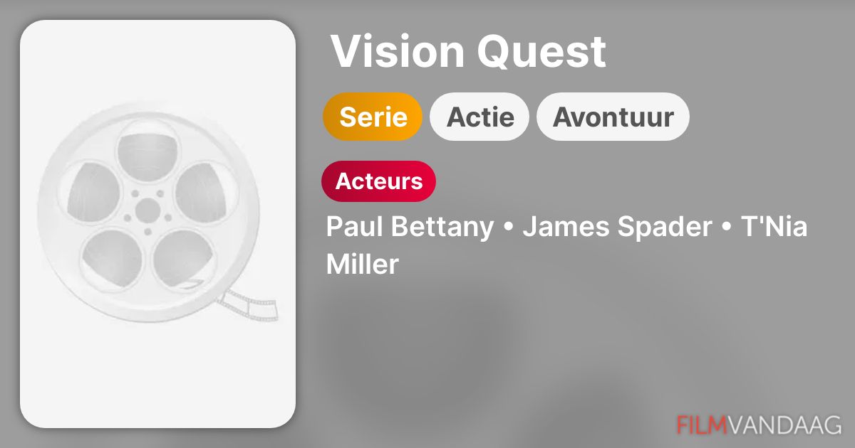 Vision Quest (serie) FilmVandaag.nl