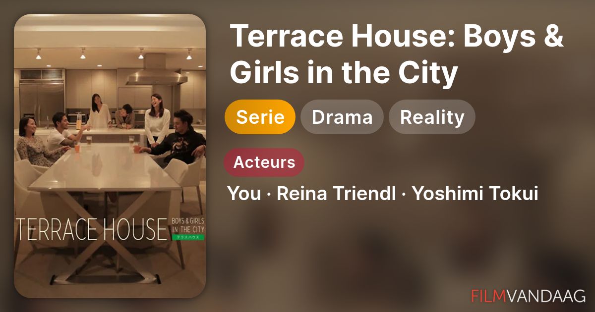 Terrace House: Boys & Girls in the City (serie, 2015–2016) - FilmVandaag.nl