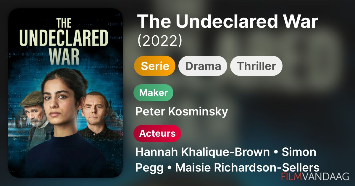 The Undeclared War (serie, 2022 ) FilmVandaag.nl