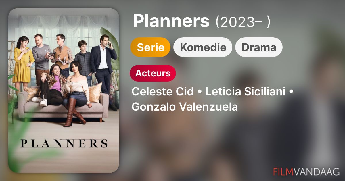 Planners (serie, 2023 ) FilmVandaag.nl