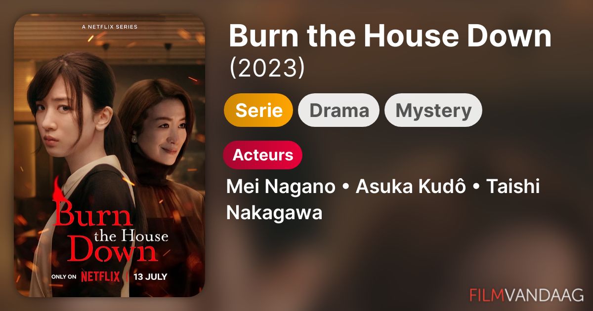 Burn the House Down (serie, 2023) FilmVandaag.nl