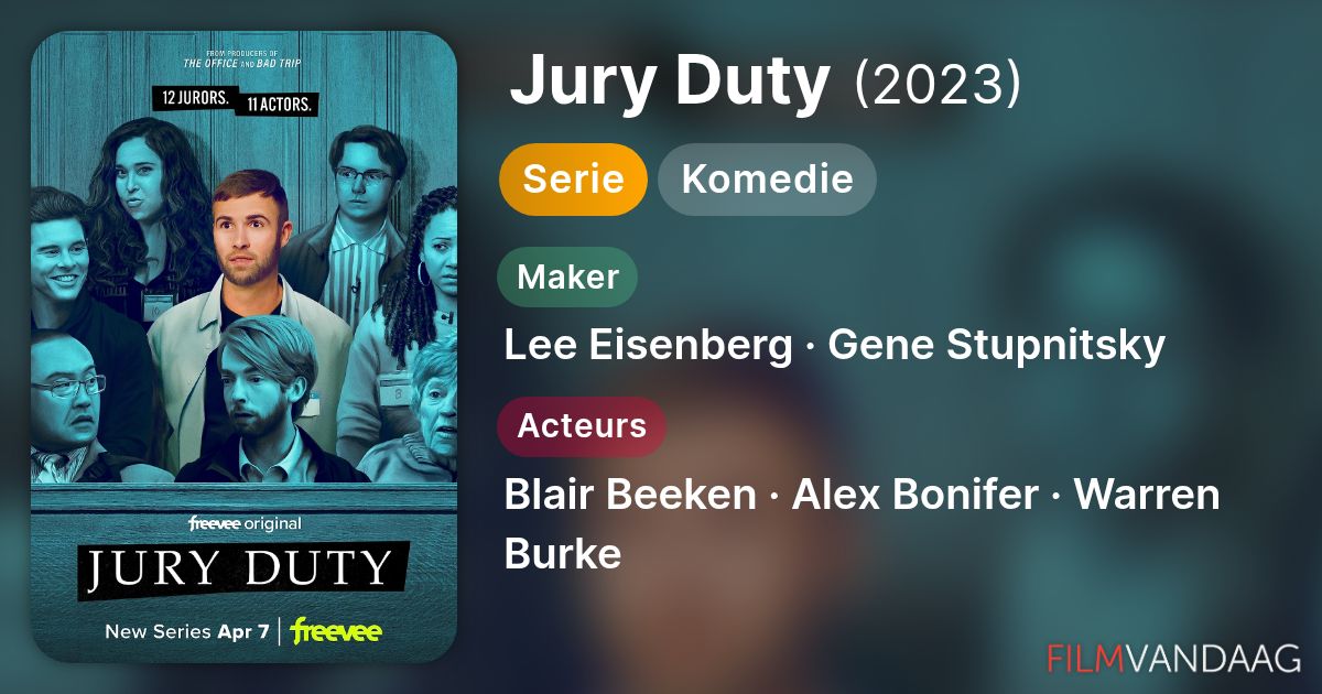Nieuws over Jury Duty (serie, 2023) - FilmVandaag.nl