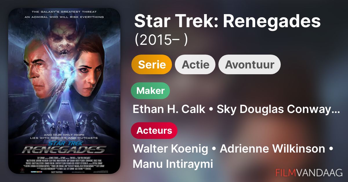 Star Trek Renegades (serie, 2015 ) FilmVandaag.nl