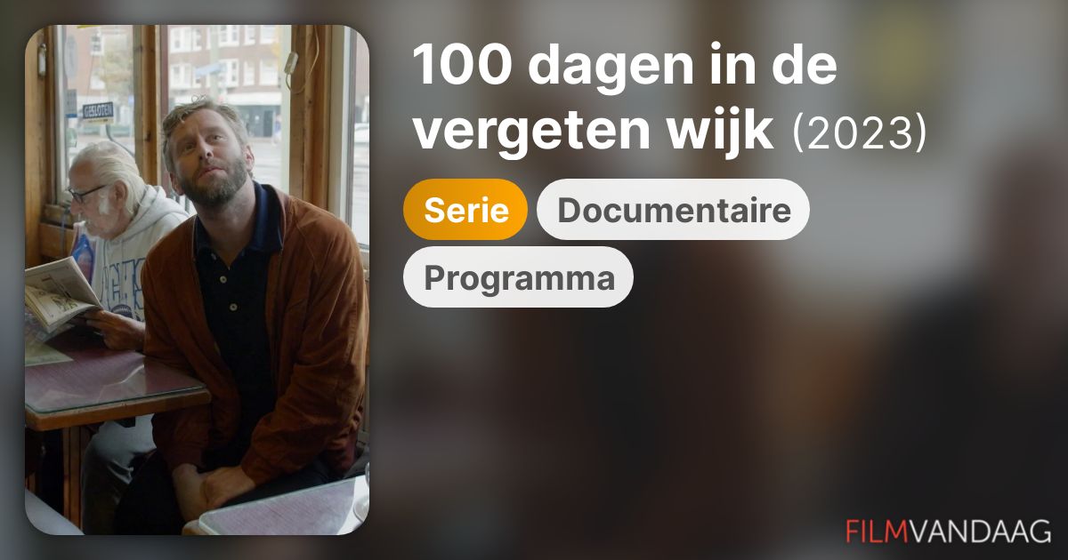 100 dagen in de vergeten wijk (serie, 2023) - FilmVandaag.nl