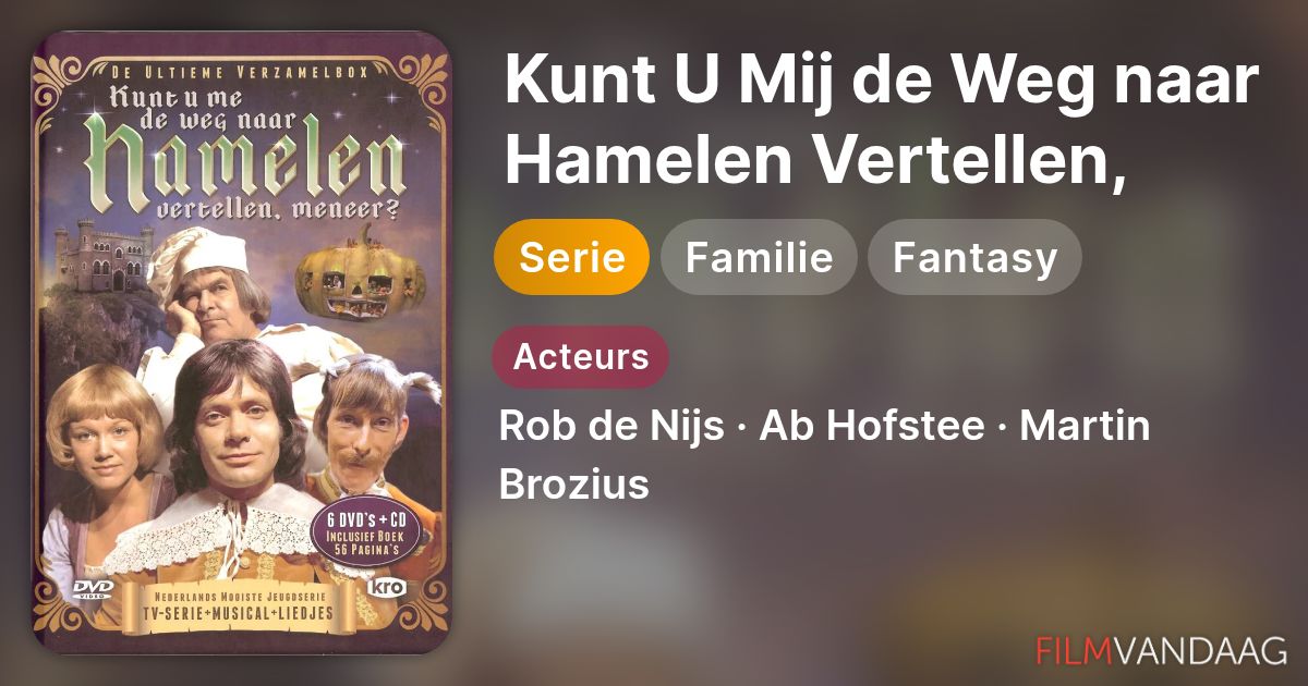 Volledige Cast van Kunt U Mij de Weg naar Hamelen Vertellen, Mijnheer