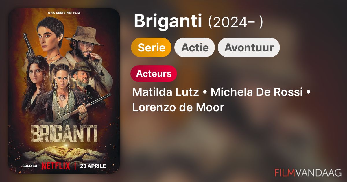 Briganti (serie, 2024 ) FilmVandaag.nl