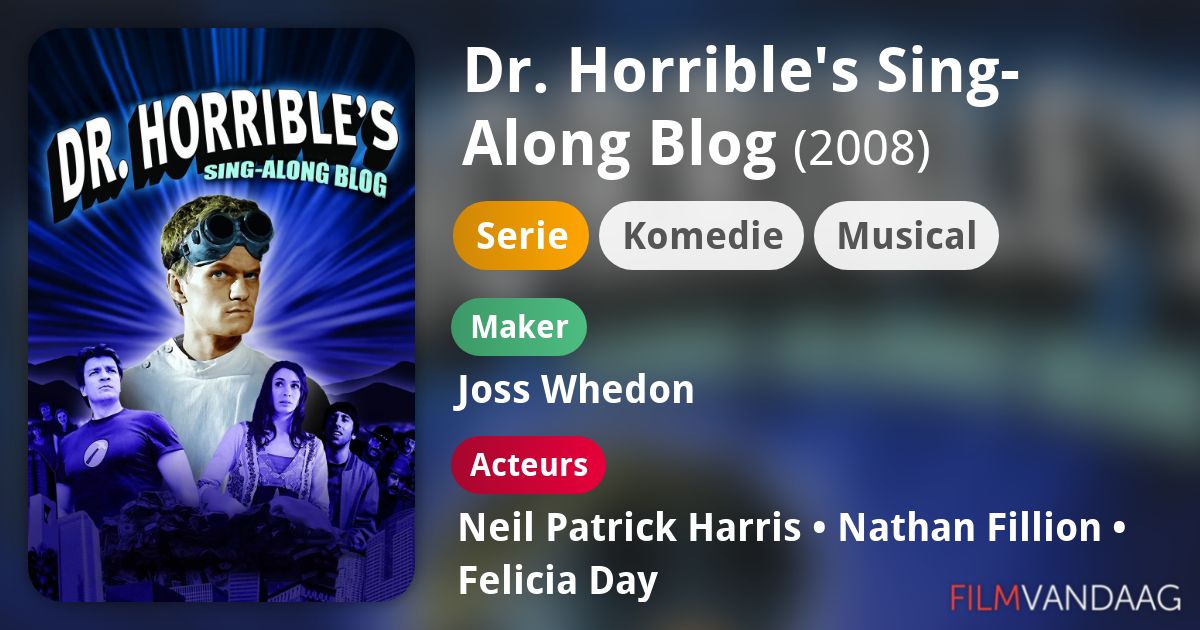 Seizoen 2 Dr. Horrible's Sing-Along Blog: komt er een nieuw seizoen ...
