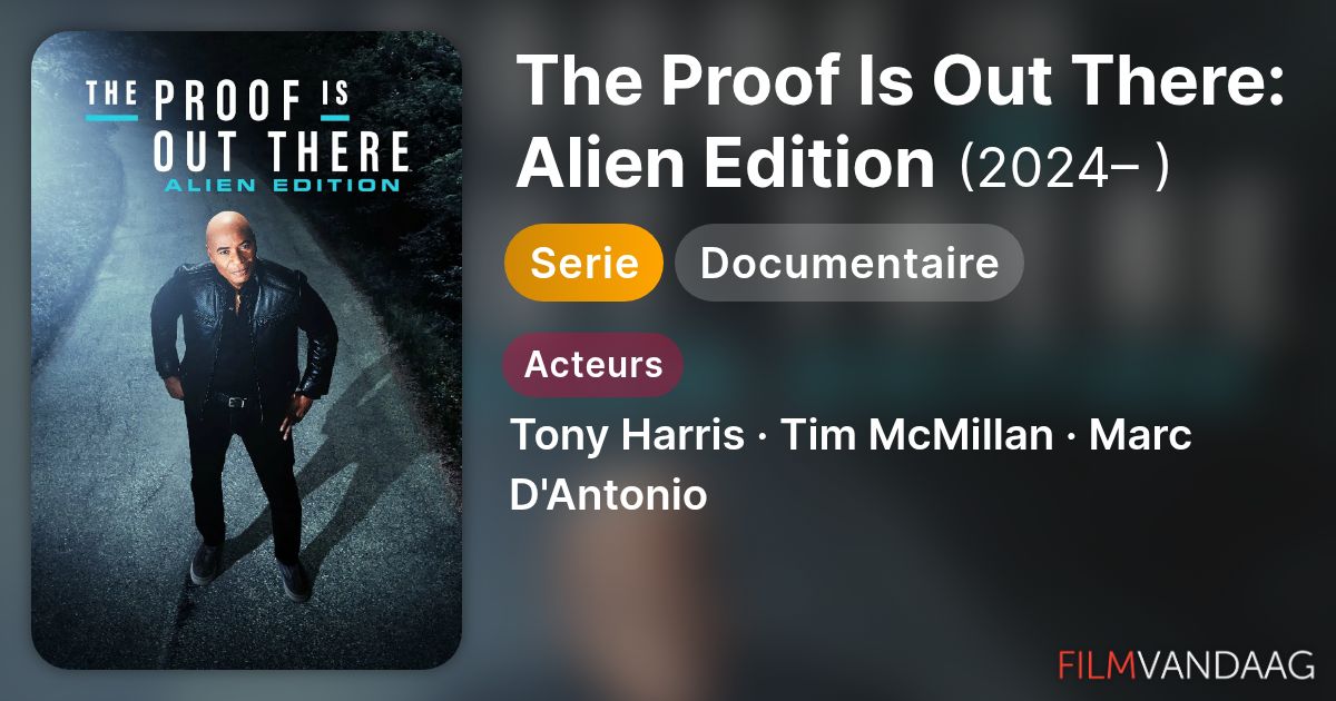 The Proof Is Out There: Alien Edition (serie, 2024– ) Nu Online Kijken ...