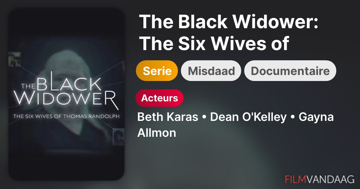 Koop The Black Widower The Six Wives of Thomas Randolph (serie, 2024