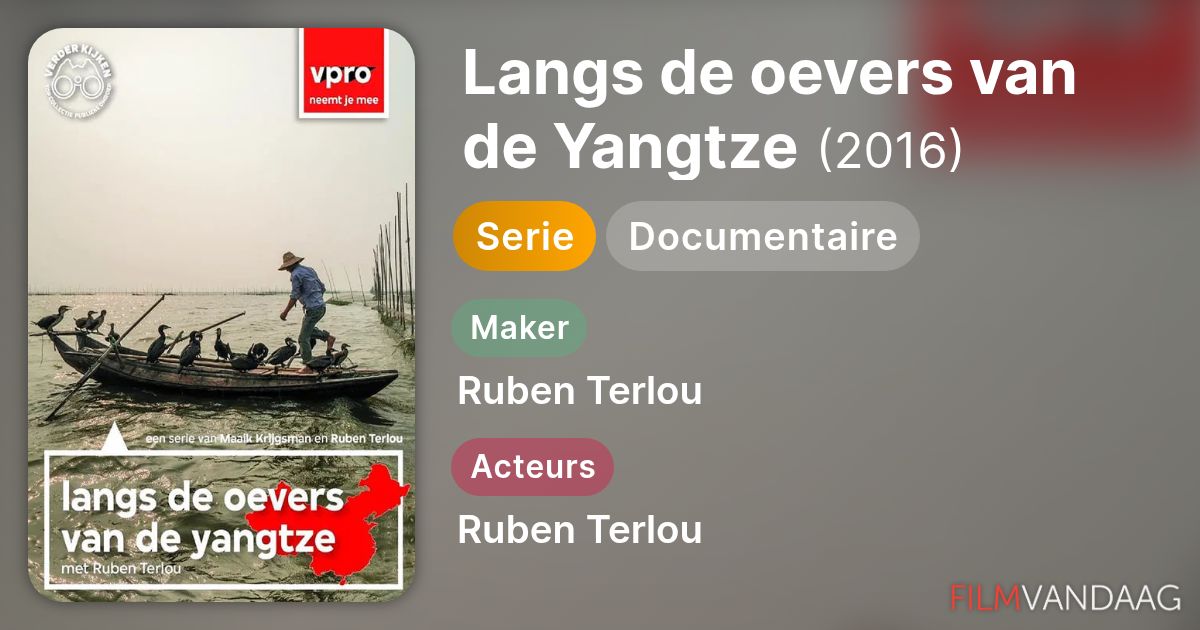 Langs de oevers van de Yangtze (serie, 2016) - FilmVandaag.nl