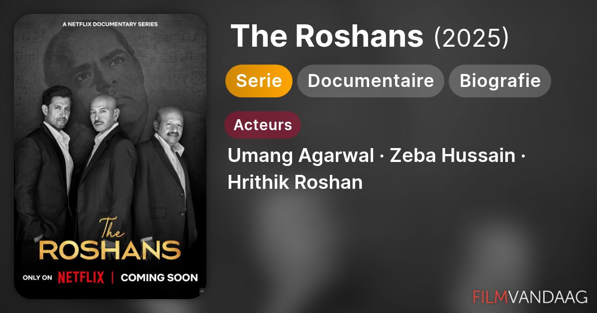 The Roshans (serie, 2025) - FilmVandaag.nl