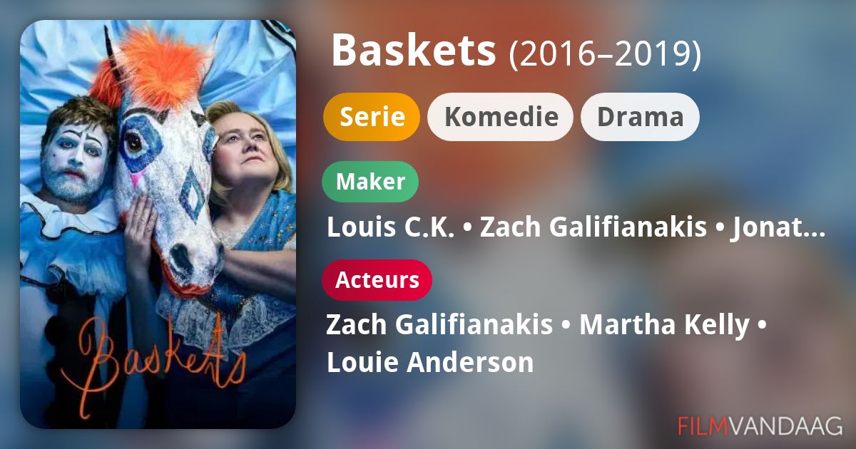Baskets (serie, 20162019) FilmVandaag.nl