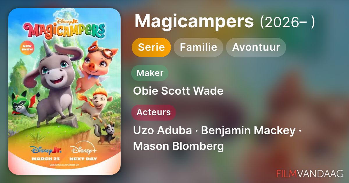 Magicampers (serie, 2026– ) - FilmVandaag.nl