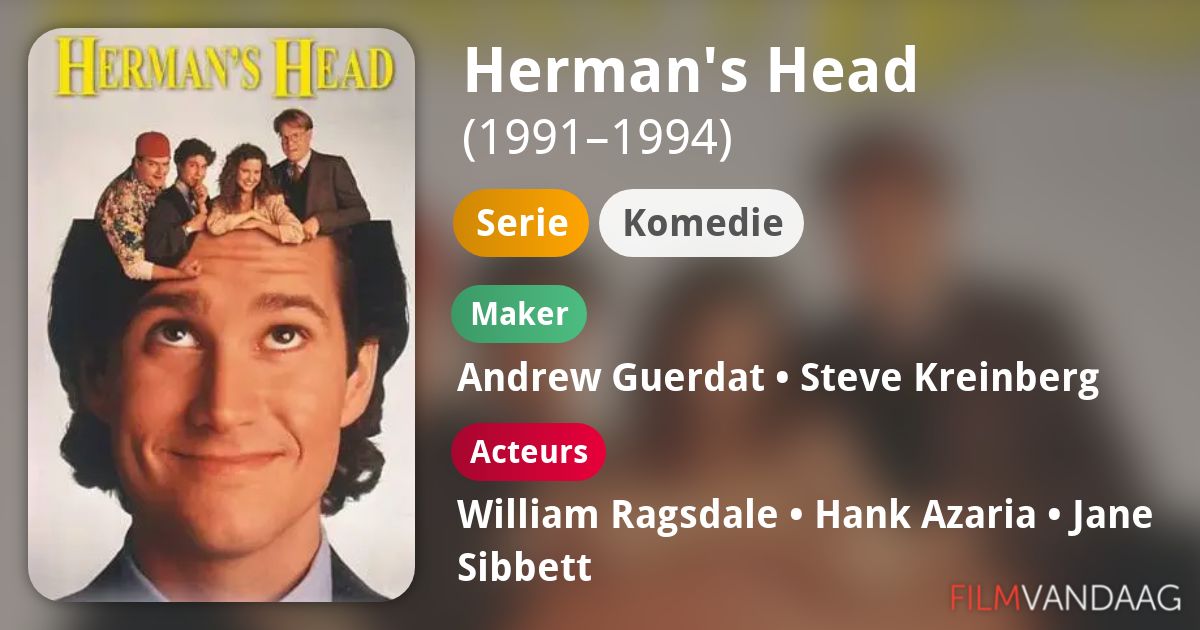 Koop Herman's Head (serie, 19911994) op dvd of bluray FilmVandaag.nl