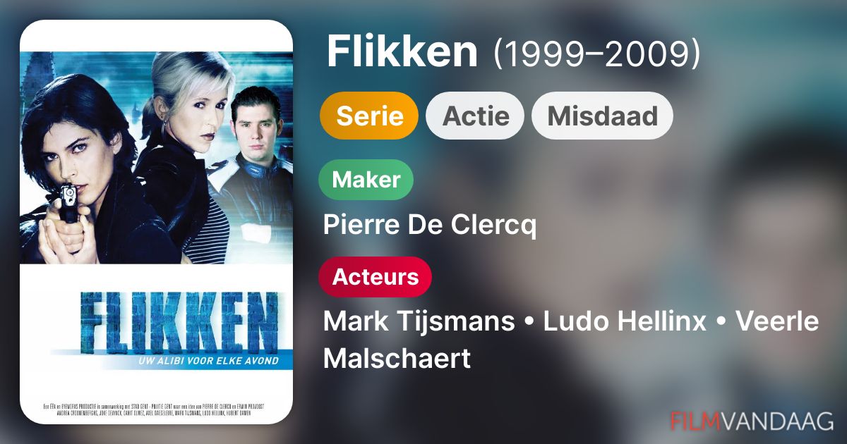 Volledige Cast van Flikken (serie, 19992009) FilmVandaag.nl