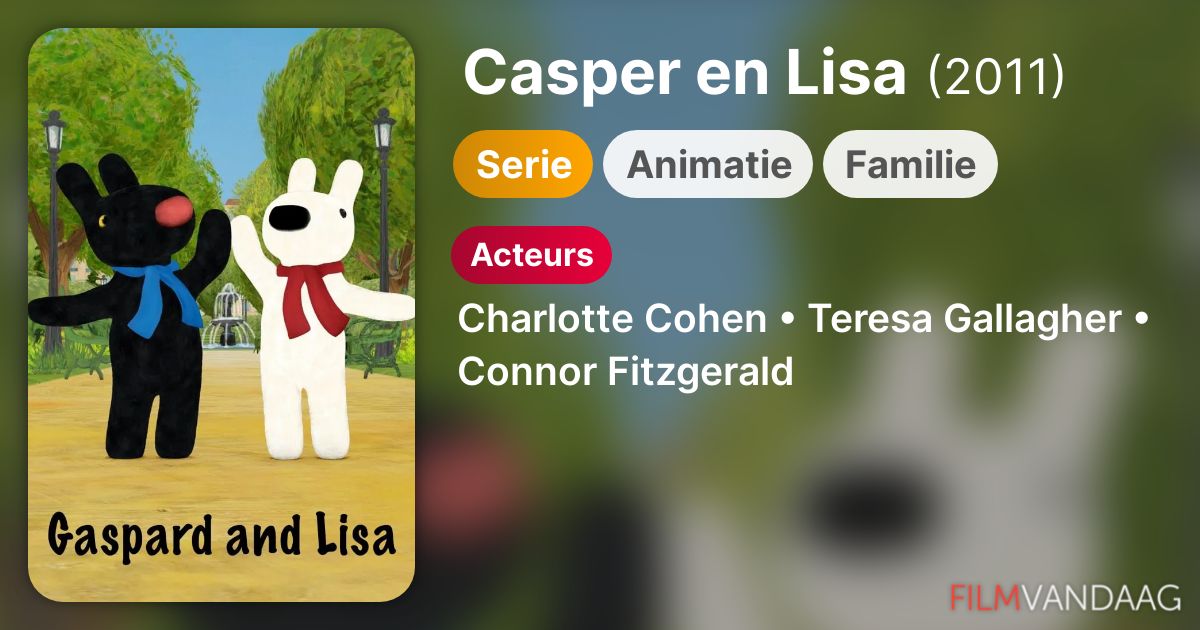 Casper En Lisa Serie 11 Filmvandaag Nl
