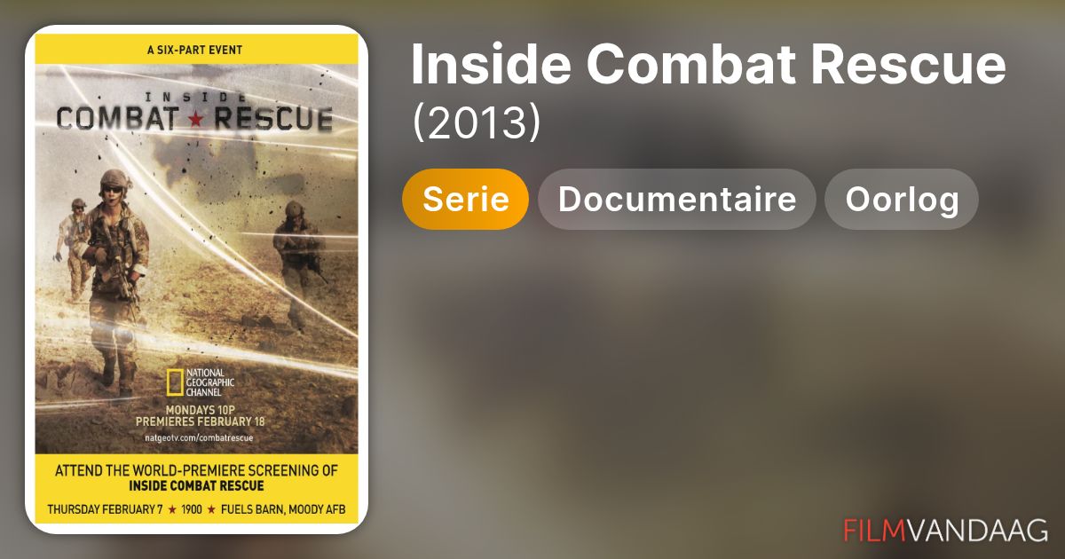 Inside Combat Rescue (serie, 2013) - FilmVandaag.nl