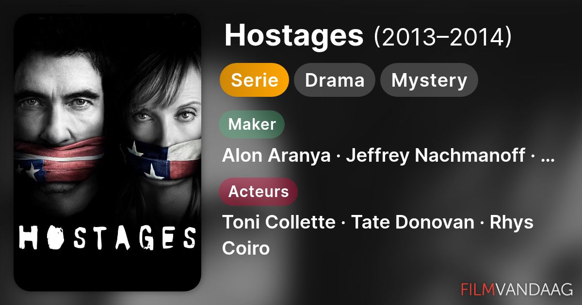 Hostages (serie, 20132014) FilmVandaag.nl