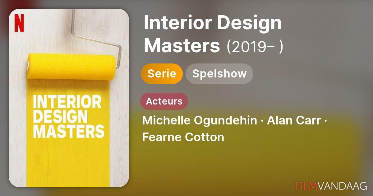 Interior Design Masters (serie, 2019– ) - FilmVandaag.nl