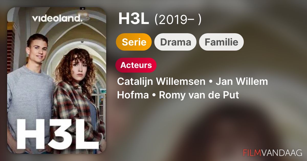 Volledige Cast van H3L (serie, 2019 ) FilmVandaag.nl Volledige Cast van H3L (serie, 2019 ) FilmVandaag.nl