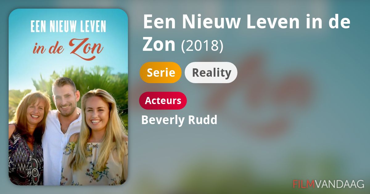 Een Nieuw Leven in de Zon (serie, 2018) FilmVandaag.nl Een Nieuw Leven in de Zon (serie, 2018) FilmVandaag.nl