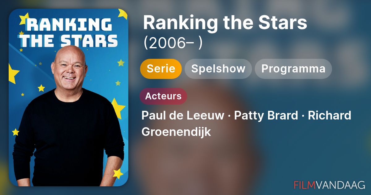 Ranking the Stars (serie, 2006– ) - FilmVandaag.nl