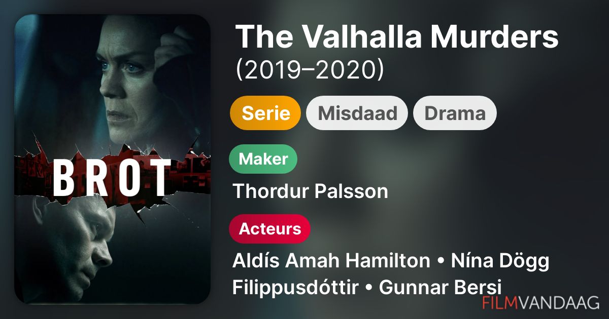 The Valhalla Murders (serie, 20192020) FilmVandaag.nl