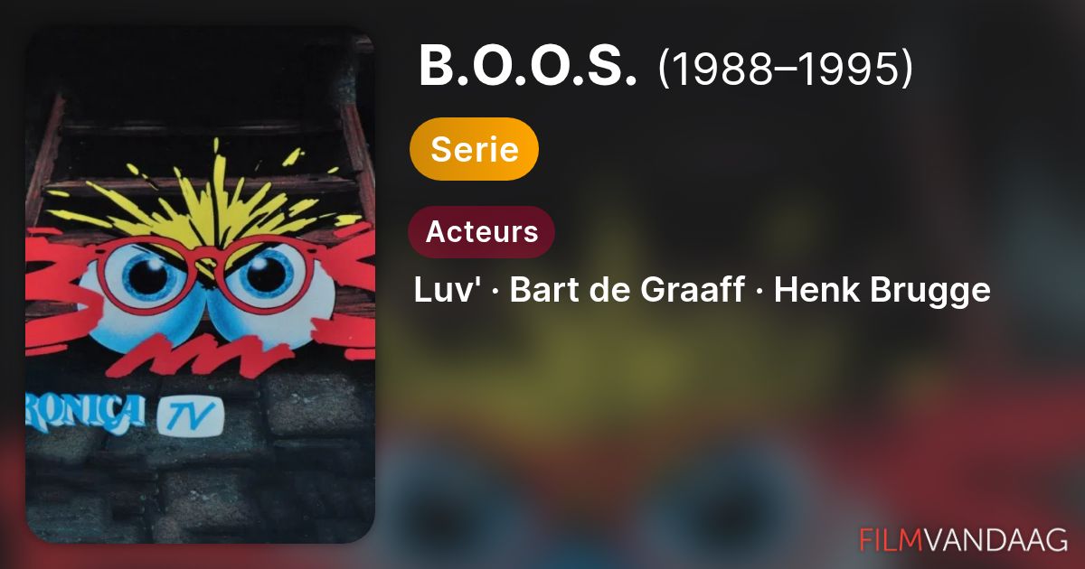 B.O.O.S. (serie, 1988–1995) - FilmVandaag.nl