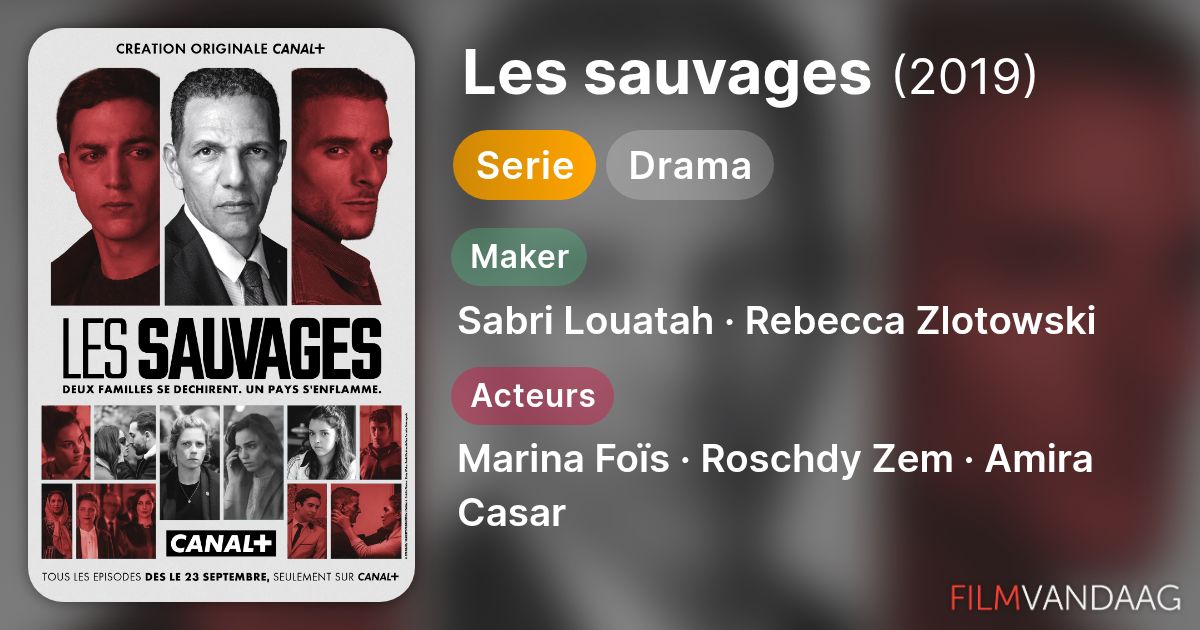 Les sauvages (serie, 2019) - FilmVandaag.nl
