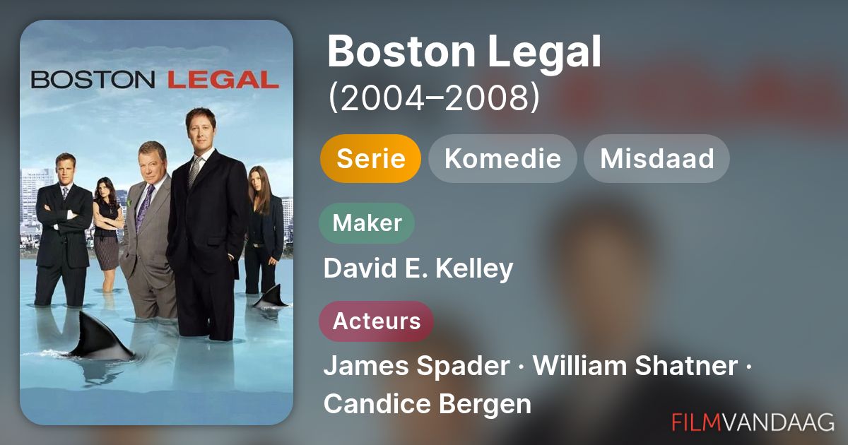 Kijk Boston Legal (serie, 2004–2008) Nu Online - FilmVandaag.nl