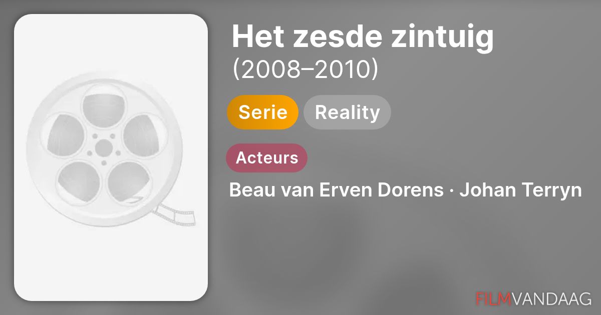 Het zesde zintuig (serie, 2008–2010) - FilmVandaag.nl