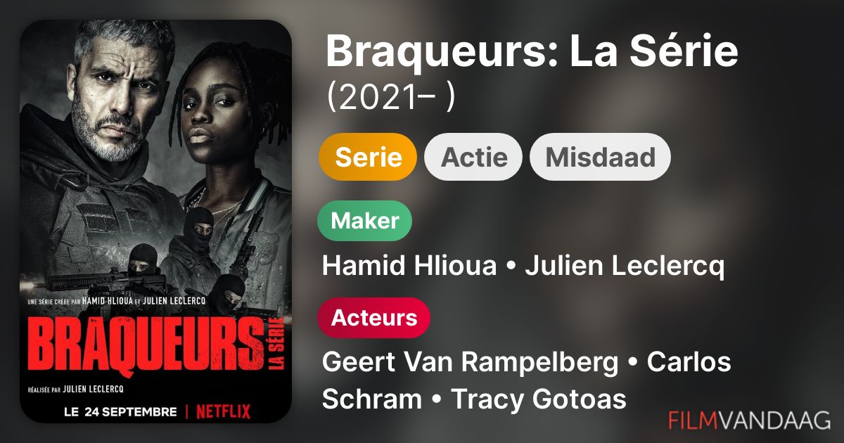 Serie Braqueurs En Streaming Braqueurs: La Série (serie, 2021– ) - FilmVandaag.nl