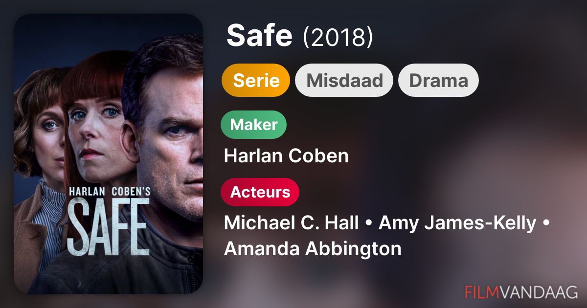 Safe (serie, 2018) FilmVandaag.nl