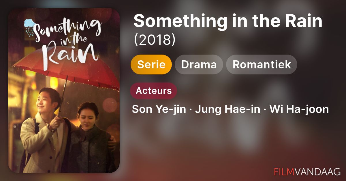 Something in the Rain (serie, 2018) FilmVandaag.nl