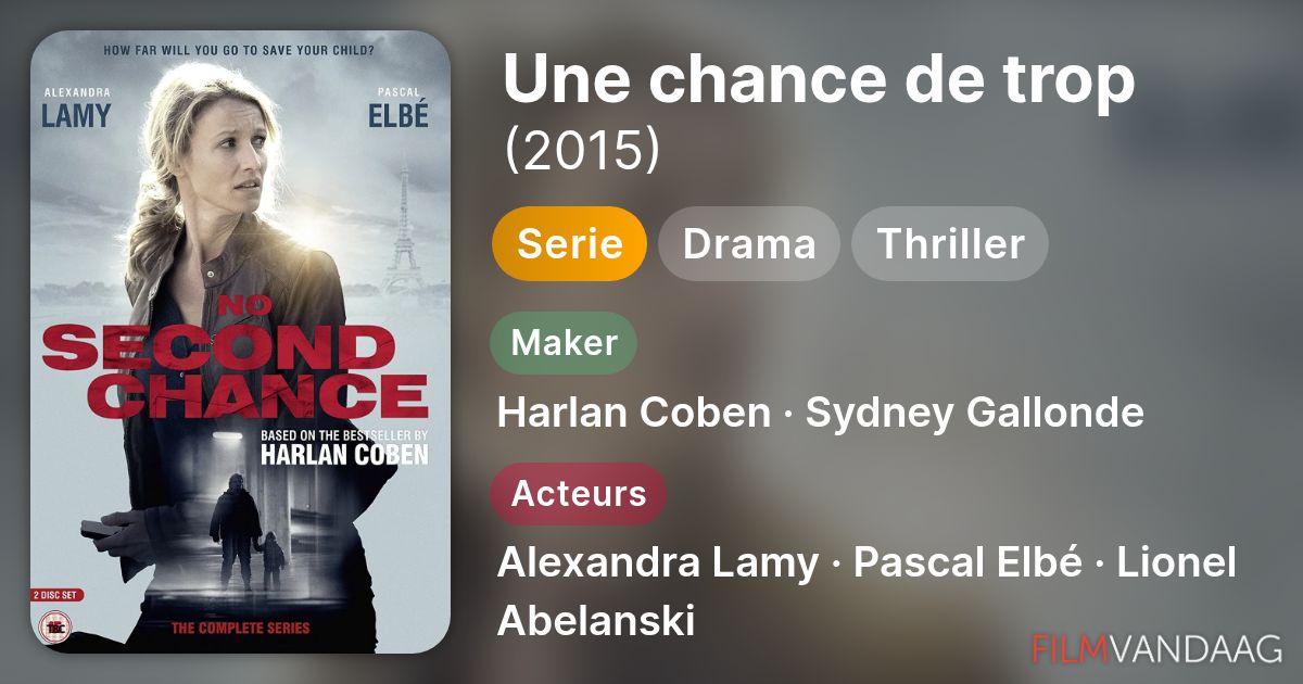 Une chance de trop (serie, 2015) - FilmVandaag.nl